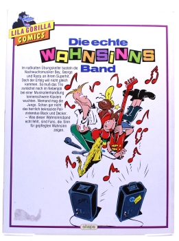 Lila Gorilla Comics Album Nr. 1: Die echte Wahnsinns Band von Ehapa